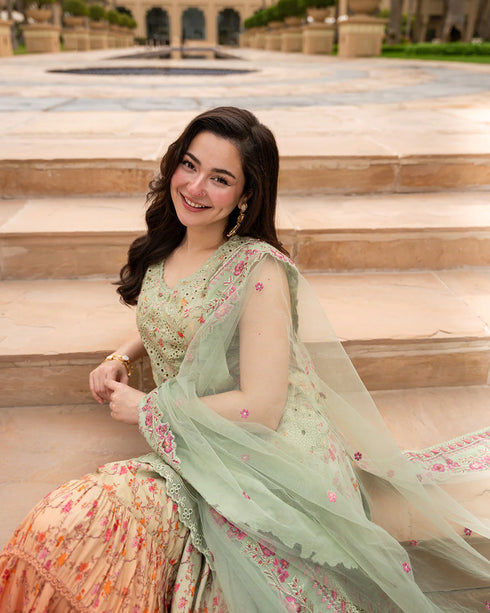 Faiza Saqlain X Hania Aamir Luxury Lawn 2026 | Eldira