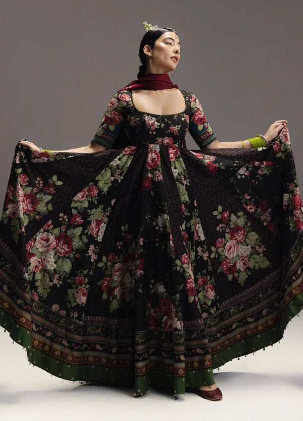 Anarkali Salwar Kameez Collection by Zara Shahjahan || Shehzadi-D5