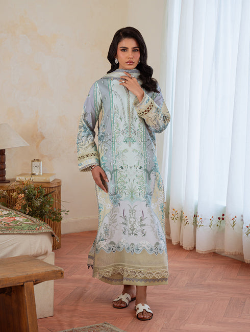 Jade Lumea Embroidered Cambric 2025 || LT BLUE