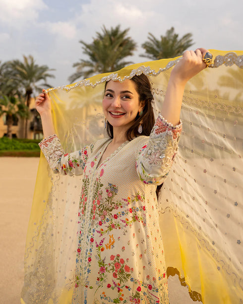 Faiza Saqlain X Hania Aamir Luxury Lawn 2026 | Arta