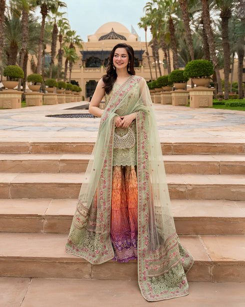 Faiza Saqlain X Hania Aamir Luxury Lawn 2026 | Eldira