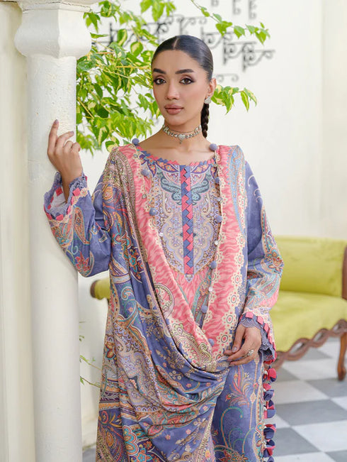 URBANE LINEN PRINTS 2025 || SOFT BLU