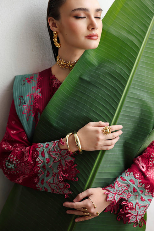 Qalamkar Qline Linen 2025 | KL-12 | ROOHI