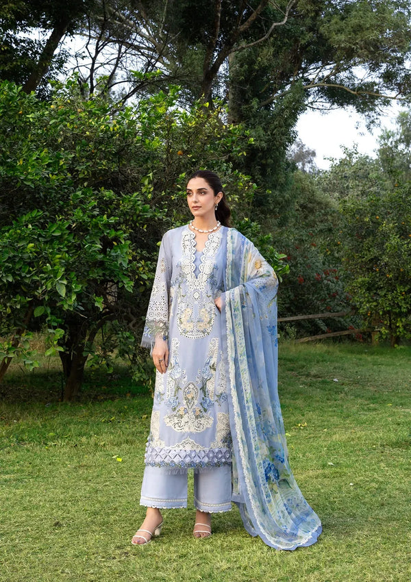 Elaf Luxury Lawn 2026 || ELY-12 SKY BLISS