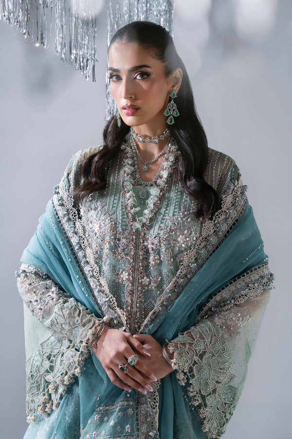 Maria B Mbroidered |3 Piece Unstitched Embroidered Organza Suit