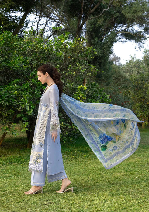 Elaf Luxury Lawn 2026 || ELY-12 SKY BLISS