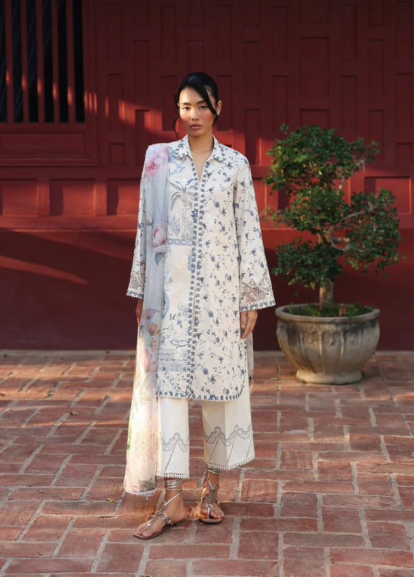 Q Prints by Qalamkar | Lawn 2026 | Aerin