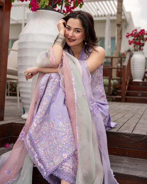 Faiza Saqlain X Hania Aamir Luxury Lawn 2026 | Suela