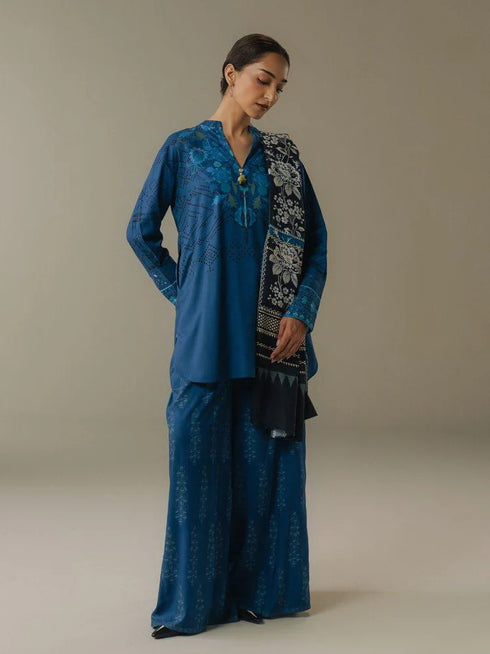 Zara Shahjahan Coco Prints Winter Edit V – Terracotta Sky-9B