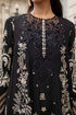 MARIA B Soiree Unstitched Embroidered Raw Silk Suit WF-09-03-Black