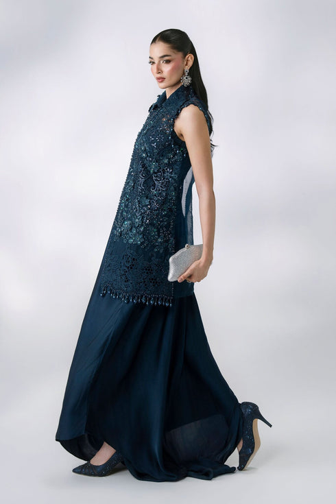 Maria B Mbroidered|3 Piece Unstitched Embroidered Organza Suit