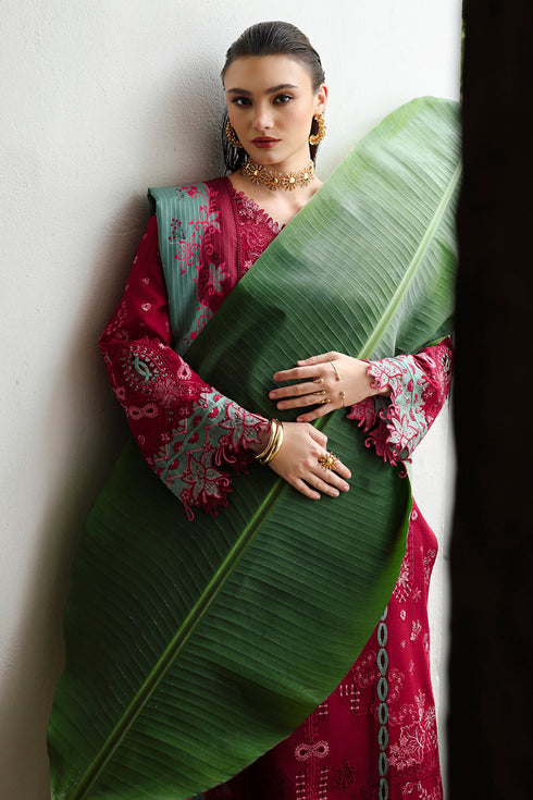 Qalamkar Qline Linen 2025 | KL-12 | ROOHI