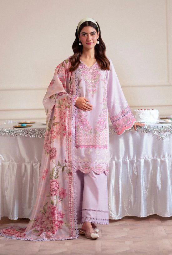 AJR SIGNATURE LAWN UN-STITCHED 3PC| THISTLE