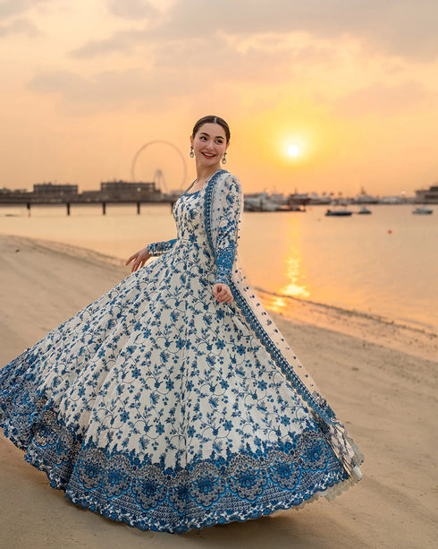 Faiza Saqlain X Hania Aamir Luxury Lawn 2026 | Jehona
