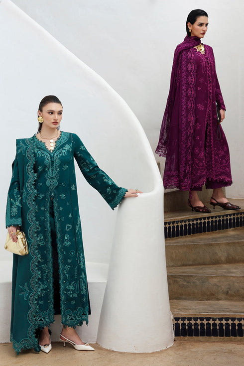 Qalamkar Qline Linen 2025 | KL-11 | MEADOW