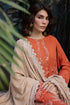 Nureh - Exclusive Luxury Unstitched Peach Leather Winter Collection - NE-184 - Unstitched