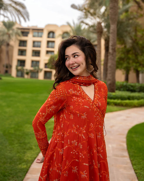 Faiza Saqlain X Hania Aamir Luxury Lawn 2026 | Denisa