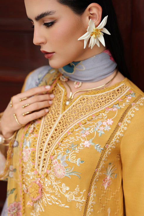 Qalamkar Qline Linen 2025 | KL-06 | GLEAM