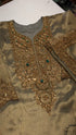 Royal Gold Embroidered Pakistani Suit- NL0102