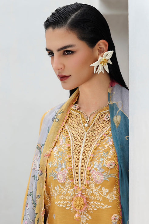 Qalamkar Qline Linen 2025 | KL-06 | GLEAM