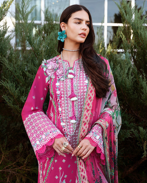 Mushq Amoi Luxury Lawn -Blushing Rose