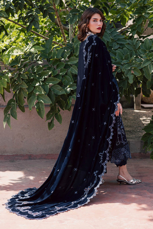 Nureh - Exclusive Luxury Unstitched Peach Leather Winter Collection - NE-180 - Unstitched|