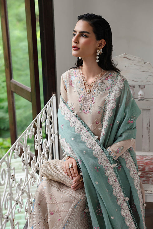 Qalamkar Qline Linen 2025 | KL-07 | WHISPER