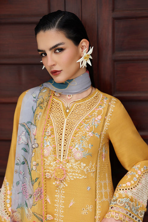 Qalamkar Qline Linen 2025 | KL-06 | GLEAM