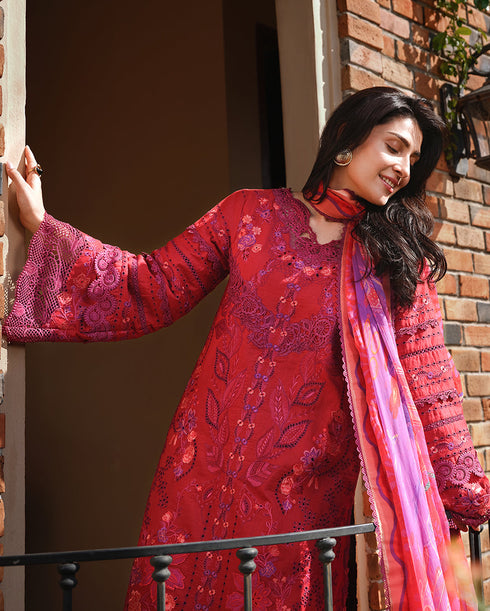 Mushq Amoi Luxury Lawn – Falling Petals