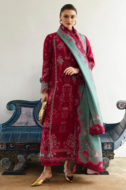 Qalamkar Qline Linen 2025 | KL-12 | ROOHI