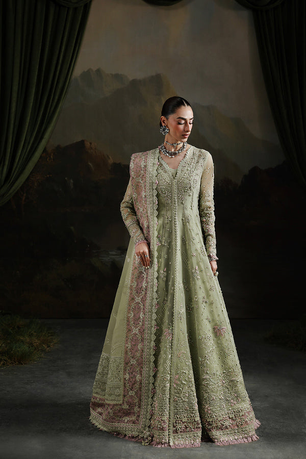Qalamkar Elirah Luxury Wedding Festive Formals β MF-02 SAGE AURA