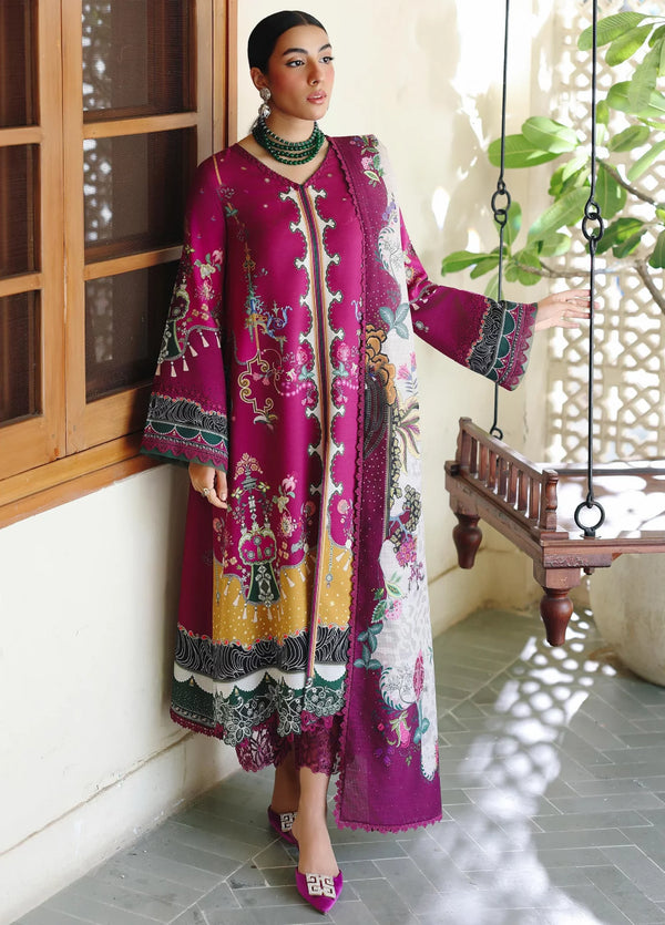 Qprints By Qalamkar QLM25PW || QW-04 B Lacey