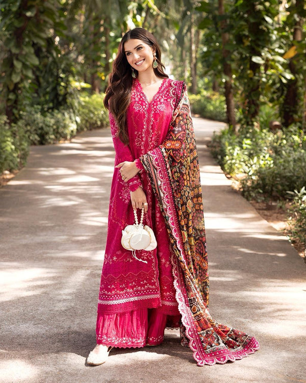 Tara Sutaria X Faiza Saqlain Lawn 2025 | Varda