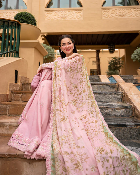 Faiza Saqlain X Hania Aamir Luxury Lawn 2026 | Asja