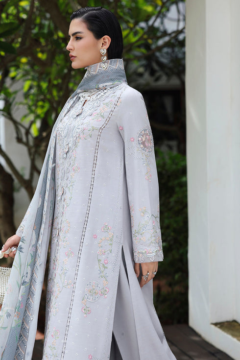 Qalamkar Qline Linen 2025 | KL-02 | HAZE