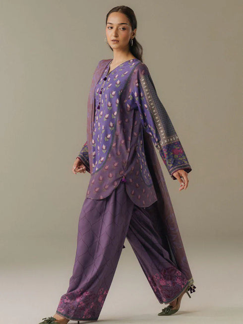Zara Shahjahan Coco Prints Winter Edit V – Soft Current-7A