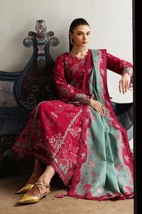 Qalamkar Qline Linen 2025 | KL-12 | ROOHI