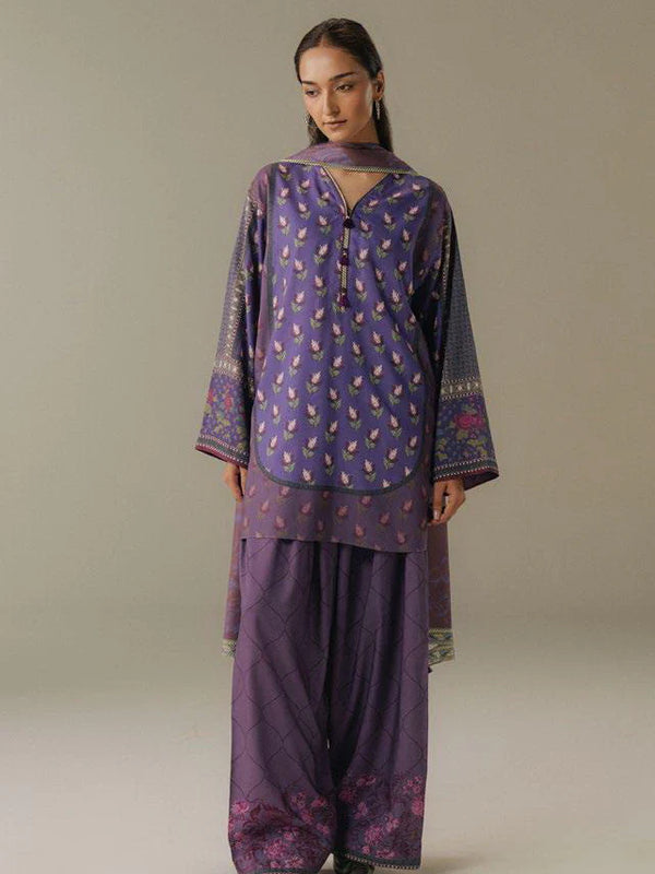 Zara Shahjahan Coco Prints Winter Edit V β Soft Current-7A