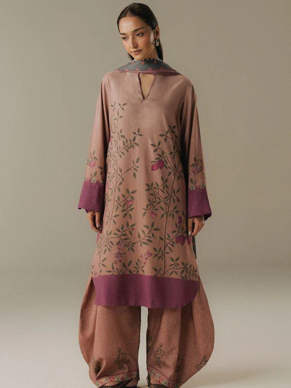 Zara Shahjahan Coco Prints Winter Edit V β Sienna Field-4B