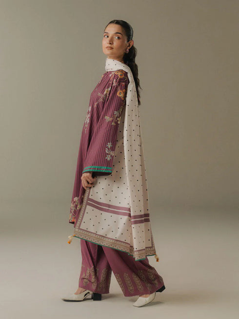 Zara Shahjahan Coco Prints Winter Edit V-Amber Days-1A