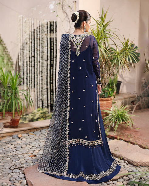 Roheenaz Aangan Luxury Chiffon Formals – Nilofar