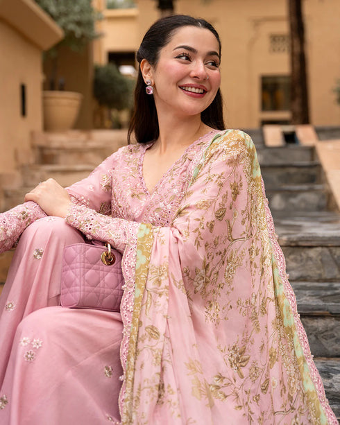 Faiza Saqlain X Hania Aamir Luxury Lawn 2026 | Asja