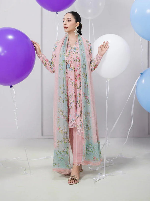 Qprints by Qalamkar Embroidered Lawn 2025 | EM-05A