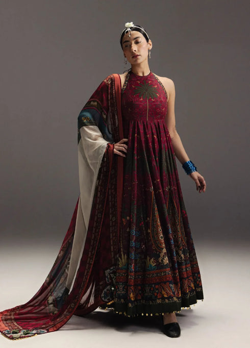 Anarkali Salwar Kameez Collection by Zara Shahjahan || Firdaus-D6