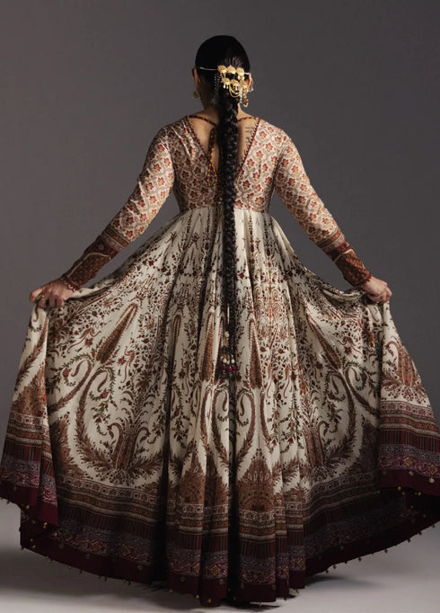 Anarkali Salwar Kameez Collection by Zara Shahjahan || Shahkar-D3