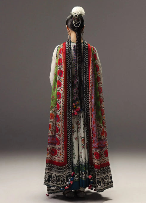 Anarkali Salwar Kameez Collection by Zara Shahjahan || Mehruba-D10