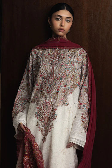 Zara Shahjahan Luxury Summer Lawn | Satori 2026 | Hikari-D7