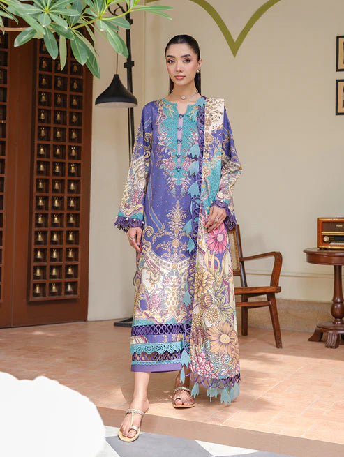 URBANE LINEN PRINTS 2025 || DEEP BLU